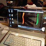 Samsung Laptops with semi-transparent screen