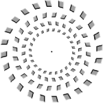 Magic Zoomster Optical illusion