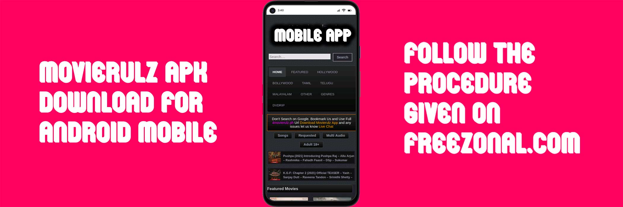 MovieRulz APK Download for Android Mobile, Android TV MovieRulz APP