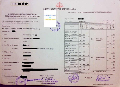 sslc certificate