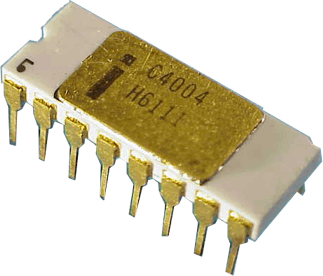 Worlds first microprocessor Intel 4004