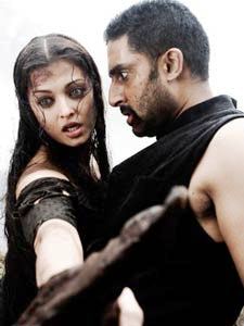 Aishwarya and Abhishek in Raavan