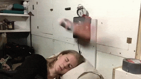 Alarm Clock wake you by slapping on face