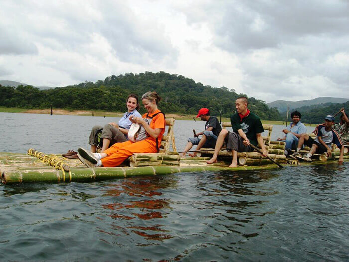 Bamboo Rafting in Thekkady - Periyar National Park Tourist Place in Kerala