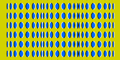 Rollers optical illusion